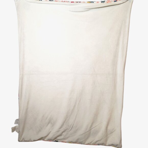 Tahari Floral Flowers Lovey Security Blanket 31" X 39" - Picture 4 of 5